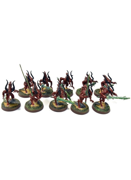 BLADES OF KHORNE 10 Bloodletters #1 WELL PAINTED Sigmar