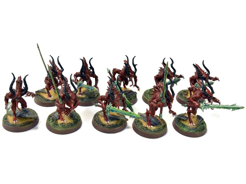 Games Workshop BLADES OF KHORNE 10 Bloodletters #1 WELL PAINTED Sigmar