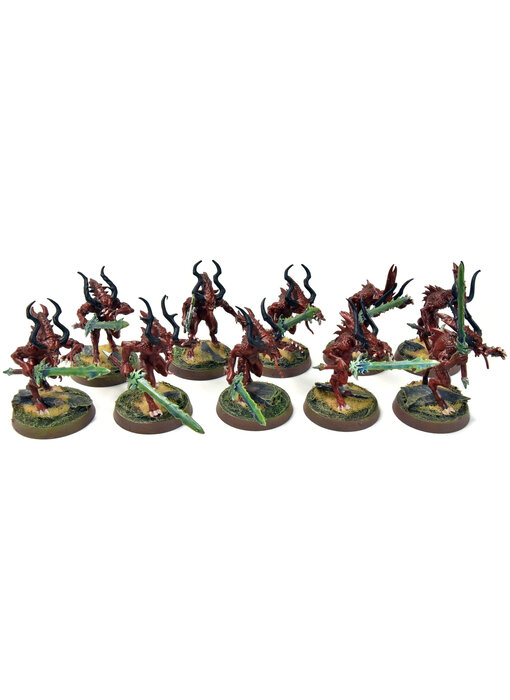 BLADES OF KHORNE 10 Bloodletters #7 WELL PAINTED Sigmar