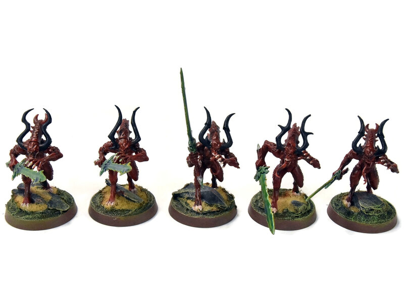 Games Workshop BLADES OF KHORNE 10 Bloodletters #7 WELL PAINTED Sigmar