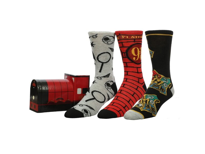 Bioworld HARRY POTTER - Men's Assorted 3 Pack Socks