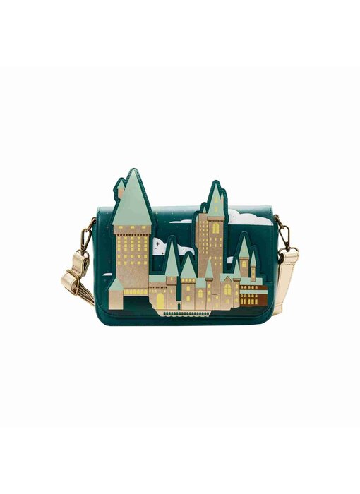 Loungefly Harry Potter Golden Hogwarts Crossbody