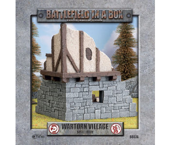 Battlefield In A Box - Wartorn Village Small Ruin