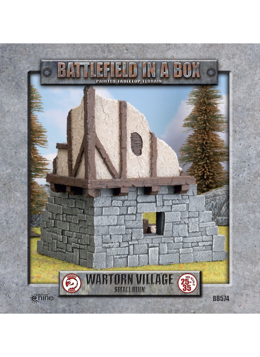 Battlefield In A Box - Wartorn Village Small Ruin
