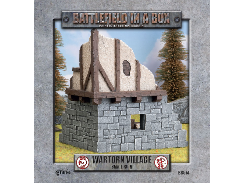 Battlefield in a Box Battlefield In A Box - Wartorn Village Small Ruin