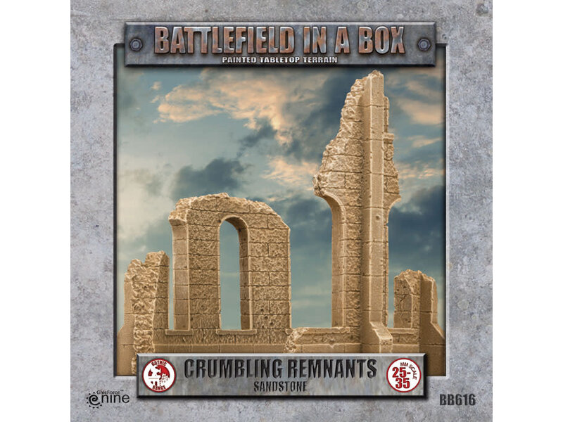 Battlefield in a Box Battlefield In A Box : Crumbling Remnt Sandstone X2