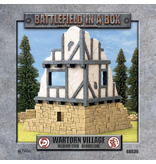 Battlefield in a Box Battlefield In A Box - Wartorn Village Medium Ruin - Sandstone