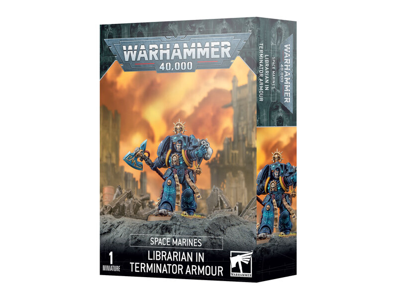 Games Workshop Space Marine Librarian In Terminator Armour