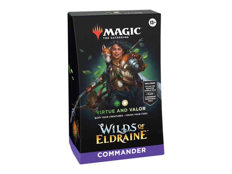Magic The Gathering MTG Wilds of Eldraine - Commander Deck - Virtue and Valor