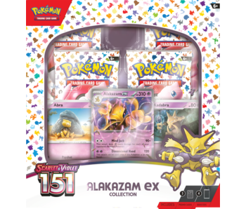 Pokemon TCG - Scarlet & Violet 151 Alakazam EX Collection Box (PRE ORDER)