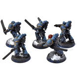 Games Workshop SPACE MARINES 5 Assault Intercessors #2 WELL PAINTED Warhammer 40K