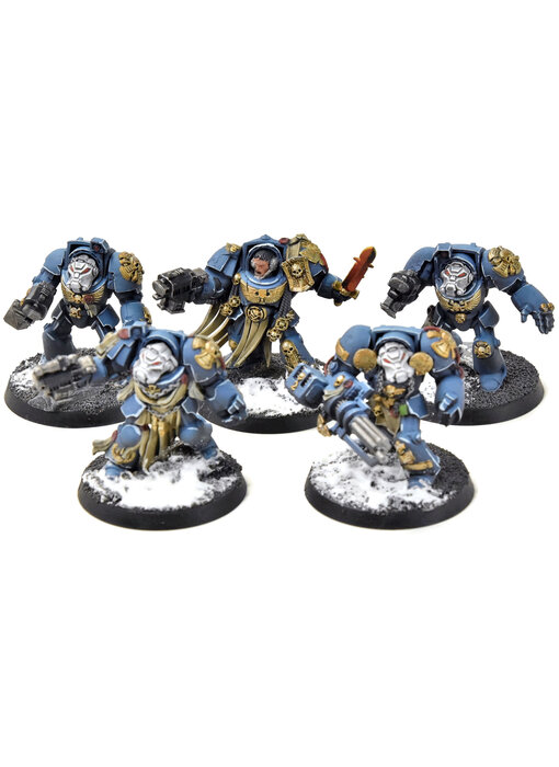 SPACE MARINES 5 Terminators #1 Space Hulk WELL PAINTED Warhammer 40K
