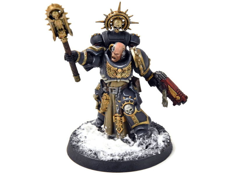 Games Workshop SPACE MARINES Primaris Chaplain Indomitus #1 WELL PAINTED Warhammer 40K