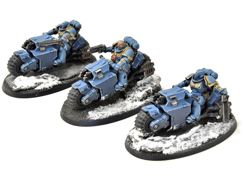 Games Workshop SPACE MARINES Primaris Outriders #1 PRO PAINTED Warhammer 40K