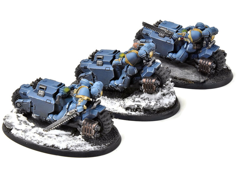 Games Workshop SPACE MARINES Primaris Outriders #1 PRO PAINTED Warhammer 40K
