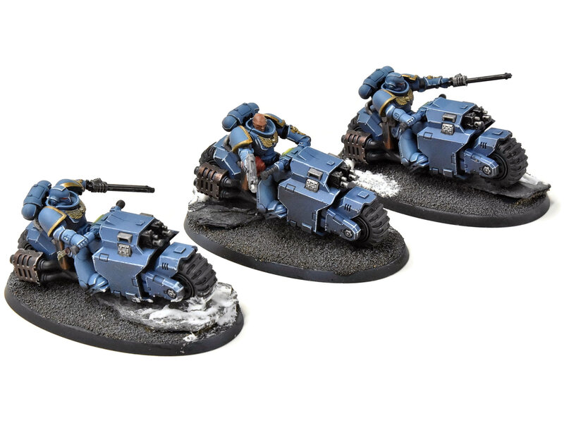 Games Workshop SPACE MARINES Primaris Outriders #1 PRO PAINTED Warhammer 40K