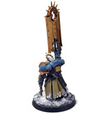 Games Workshop SPACE MARINES Primaris Ancient With Astartes Banner #1 WELL PAINTED 40K