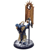 Games Workshop SPACE MARINES Primaris Ancient With Astartes Banner #1 WELL PAINTED 40K
