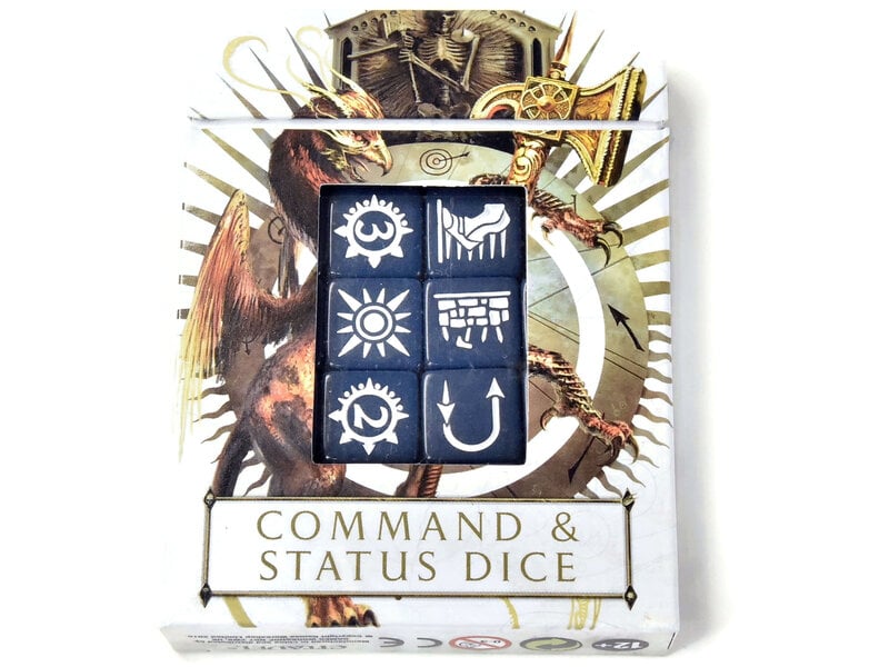 Games Workshop Warhammer Command And Status Dice #1 OOP SIGMAR