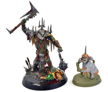 ORRUK WARCLANS Killaboss with Stab-Grot #1 WELL PAINTED Sigmar