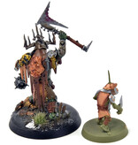 Games Workshop ORRUK WARCLANS Killaboss with Stab-Grot #1 WELL PAINTED Sigmar