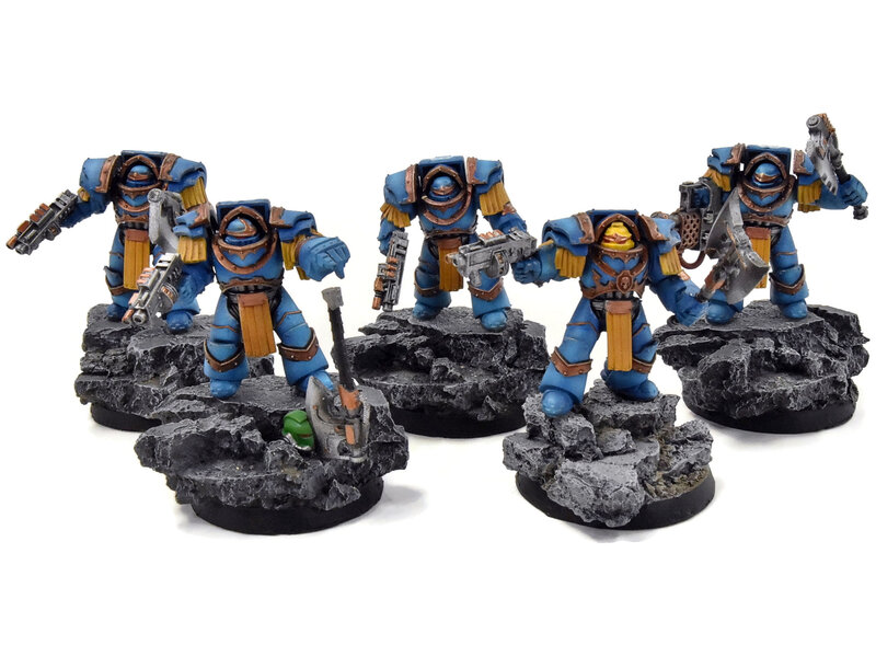Games Workshop LEGIONES ASTARTES 5 Legion Cataphractii Terminator Thousand Sons PRO PAINTED 30K