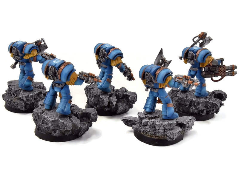 Games Workshop LEGIONES ASTARTES 5 Legion Cataphractii Terminator Thousand Sons PRO PAINTED 30K
