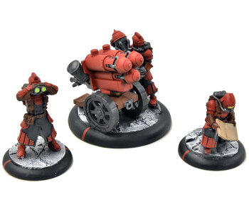 WARMACHINE 3 Dragons Breath Rocket #1 WELL PAINTED METAL crucible guard