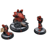 WARMACHINE 3 Dragons Breath Rocket #2 WELL PAINTED METAL crucible guard