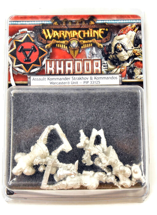 WARMACHINE Assault Kommander Strakhov And Kommandos NIB METAL khador PIP33125