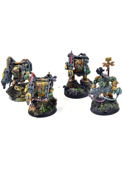 ORKS 4 Lootas Orks #2 Warhammer 40K WELL PAINTED