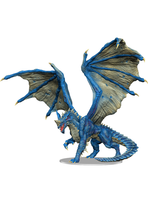 D&d Unpainted Minis Adult Blue Dragon