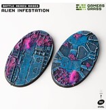 Gamer's Grass Alien Infestation Bases Oval 90mm (x2)