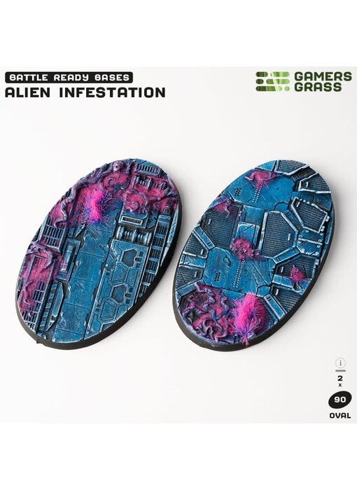 Alien Infestation Bases Oval 90mm (x2)