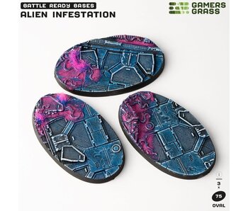 Alien Infestation Bases Oval 75mm (x3)