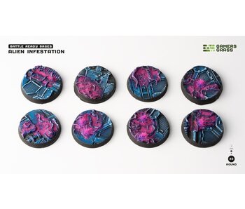 Alien Infestation Bases Round 32mm (x8)