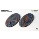 Spaceship Corridor Bases Oval 90mm (x2)