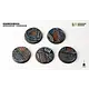 Spaceship Corridor Bases Round 40mm (x5)