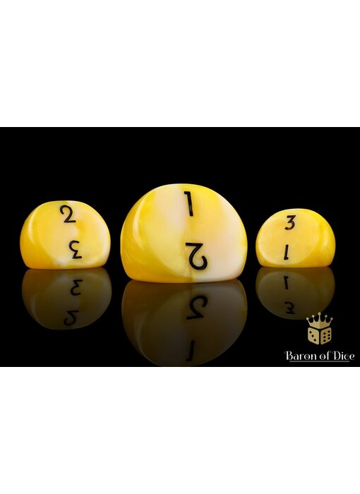 Specialty D3 Dice - x5 / Yellow