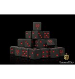Baron of Dice Shadow Land Square 16mm Square Dice - (25 Dice)