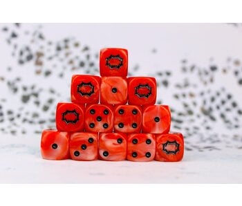 Carnage 16mm Round Dice 2 - (25 Dice)