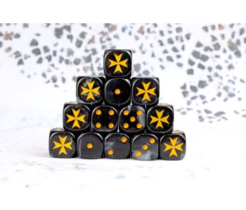 Knight Templars 16mm Round Dice 4 (25 Dice)