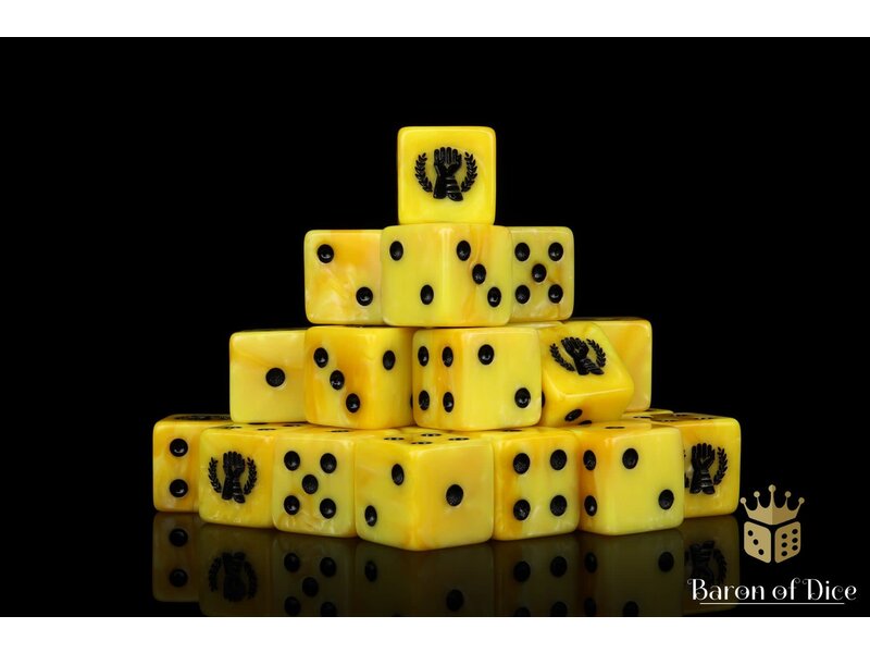 Baron of Dice Almighty Hand Square Corner 16mm Dice (25 Dice)