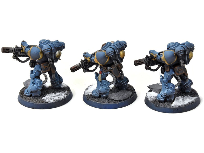 Games Workshop SPACE MARINES 3 Eradicators #1 WELL PAINTED Warhammer 40K