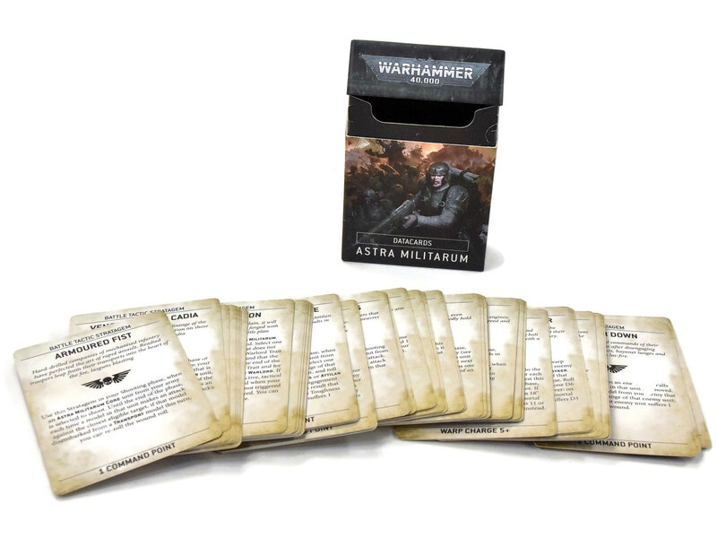 Games Workshop ASTRA MILITARUM Datacards Used Mint Condition Warhammer 40K