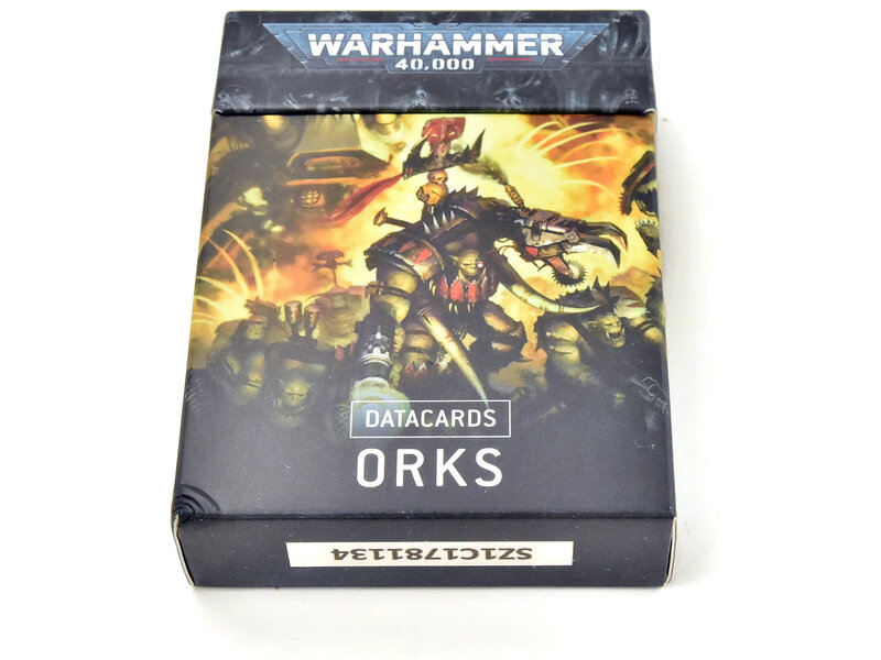 Games Workshop ORKS Datacards USED Mint Condition Warhammer 40K