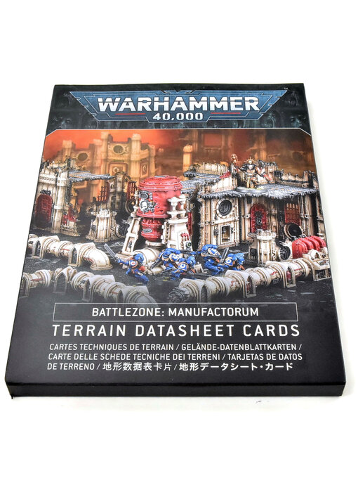 WARHAMMER Terrain Datasheet Cards Battlezone Warhammer 40K USED