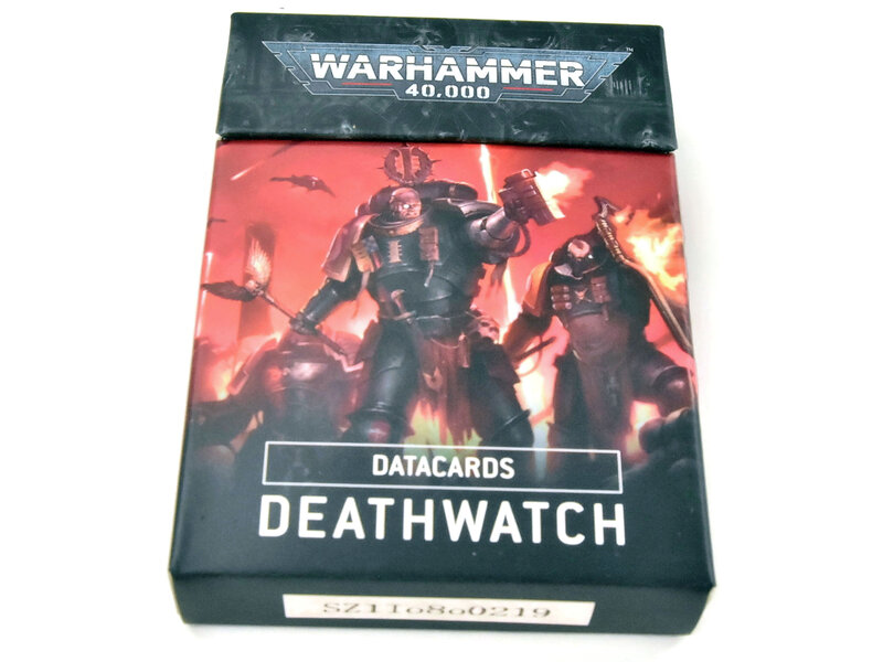 Games Workshop DEATHWATCH Datacards USED Mint Condition Warhammer 40K