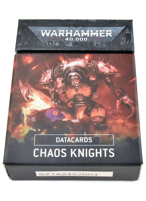 CHAOS KNIGHTS Datacards USED Mint Condition Warhammer 40K