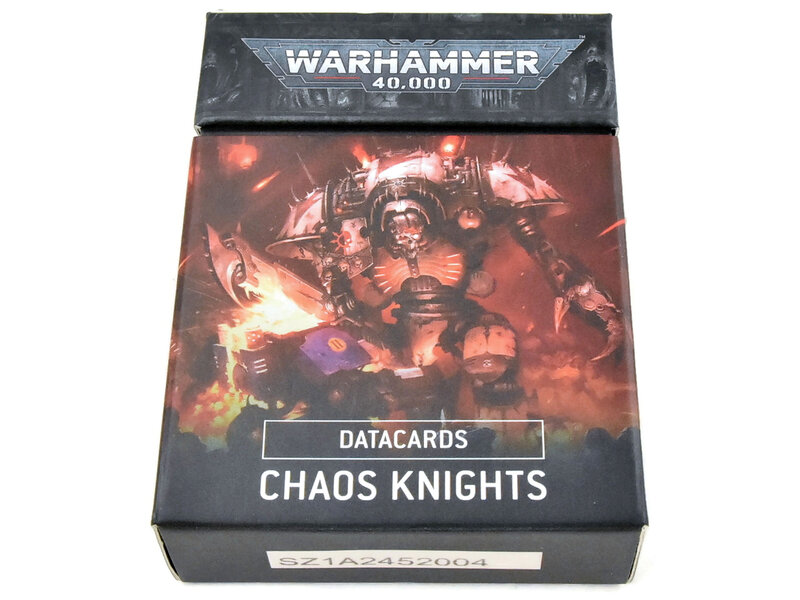 Games Workshop CHAOS KNIGHTS Datacards USED Mint Condition Warhammer 40K